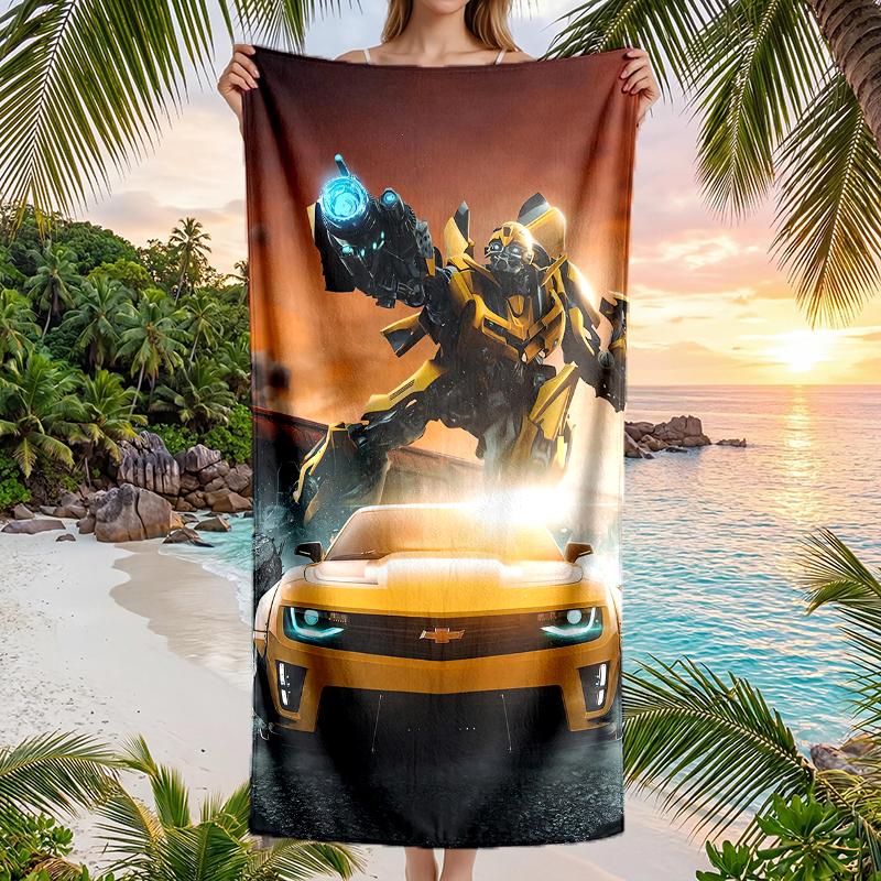 Bumblebee Fashion Beach Towel: Ideal for Summer Adventures Soft, absorbent and quick drying suitable for swimming and bathing
