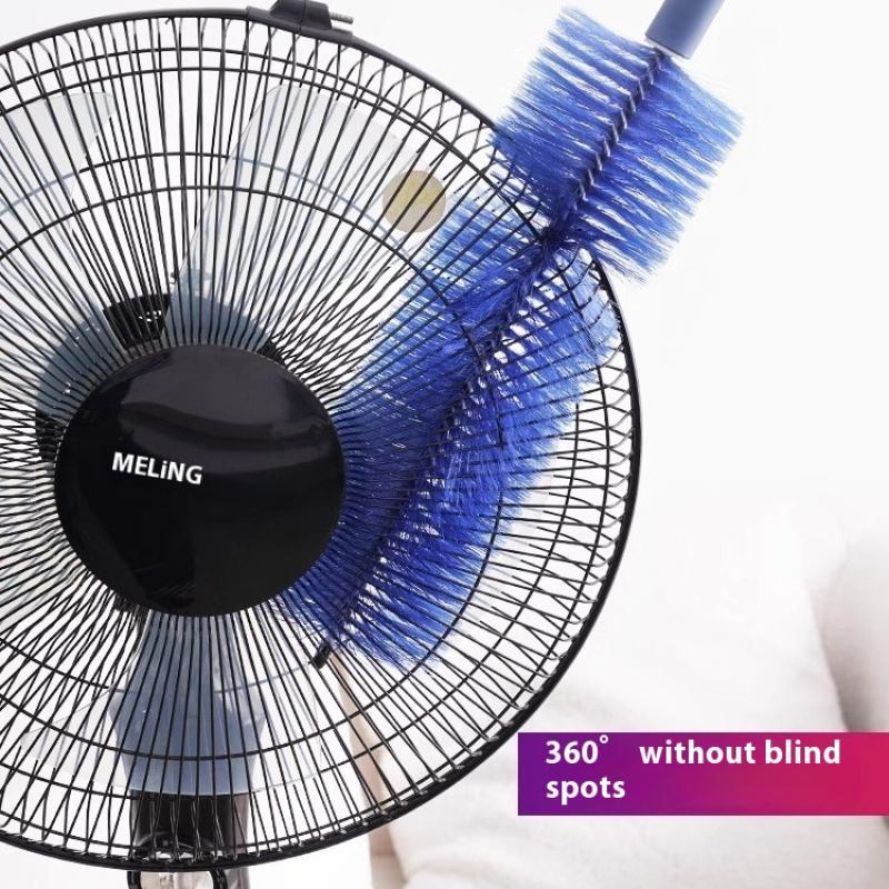 1 Piece Long Handle Air-Conditioner Shutter Cleaning Tool Bendable Fan Brush Ultra-Fine Bristles Fan Inner Duster Remover