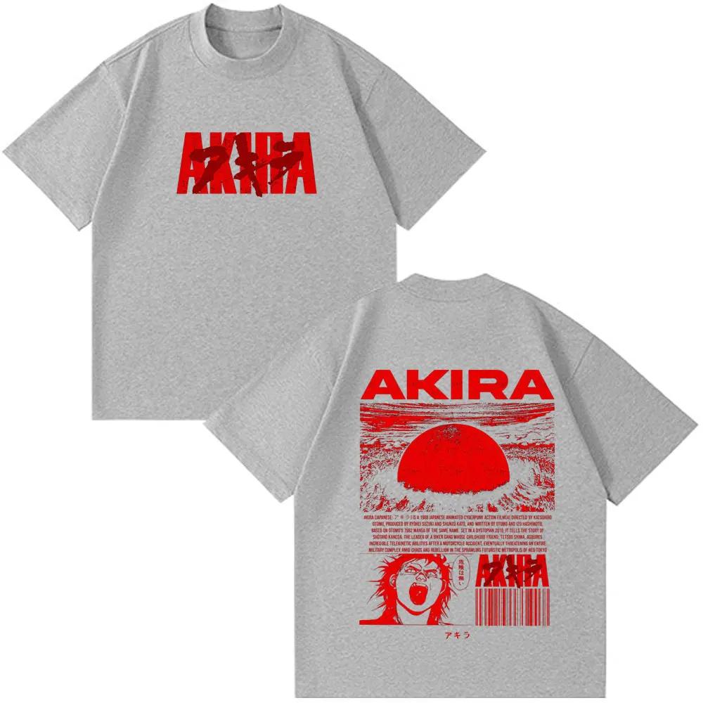 Anime Akira 90s Japanese Science Movie Shotaro Kaneda Tshirts Summer Unisex Women Short Sleeves Tshirts Funny Fashion Style Clothes
