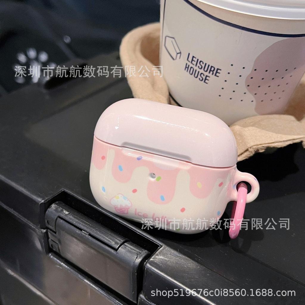 Ins Pink Ice Cream Cake for Apple AirPods Pro1 Generation 1 Generation 1 Generation Earphone Case Case