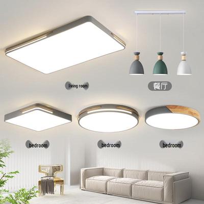 Modern Simple Nordic Lighting: Smart Whole House Ceiling Fixture Package with Adjustable Brightness