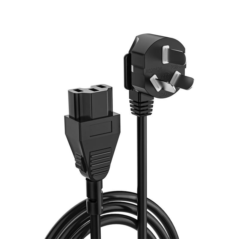 

Universal Power Cord for Appliances: Rice Cooker, Wok, Printer, Kettle 0.75 mm² x 1 m
