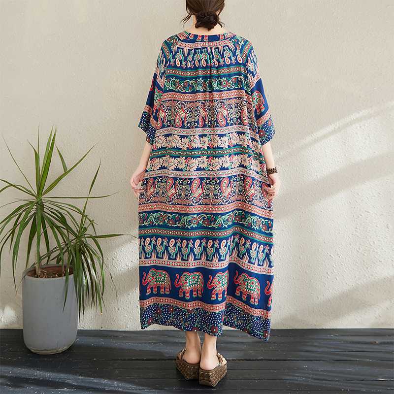 Summer Ethnic-style Dress and Robe