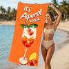 Beach Towel with Aperol Spritz Pattern - Soft,absorbent,machine Washable Lightweight&Modern,swimming,Travel Essentials