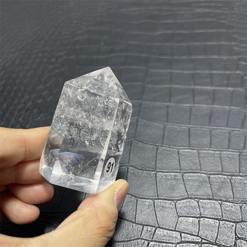 High Quality Natural Polished Clear Quartz Point Crystal Tower For Decoration