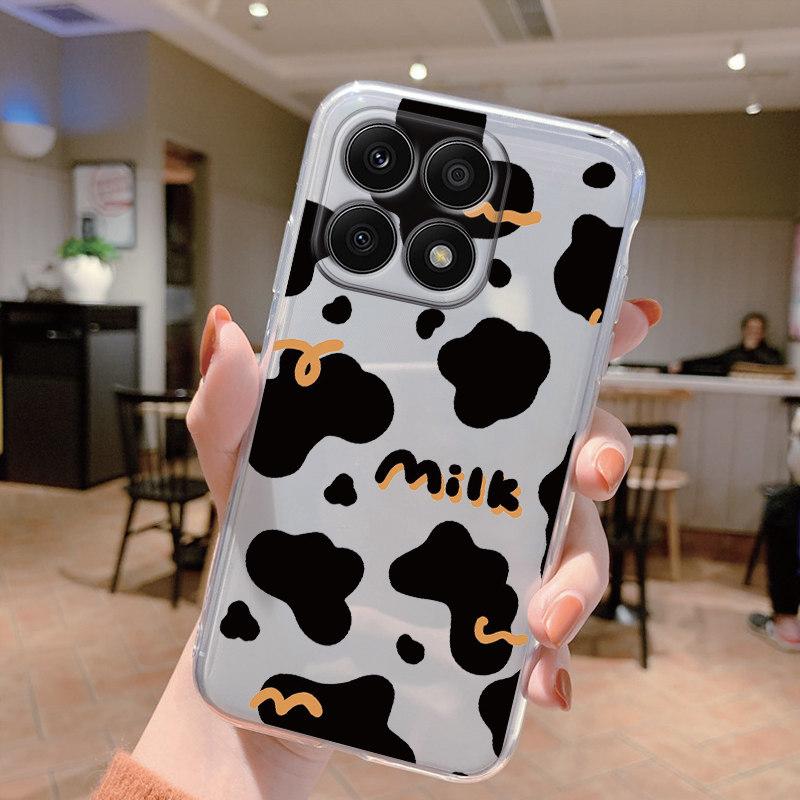 Clear Case For Honor X8b X8A X8 X7C X6 X6A X6B 70 Lite 200 Smart X7a Leopard Print Basic Phone Cover Soft Butterfly Pattern Bags