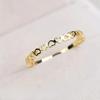 1pc Elegant Heart Shaped Ring, Heart Shaped Hollow Ring, Women's Fashion Jewelry