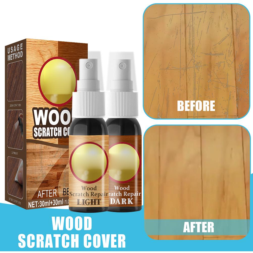 2PCS 30ML Furniture Floor Scratch Recovery Agent Wood Recovery Supplies for Wooden Furniture Table