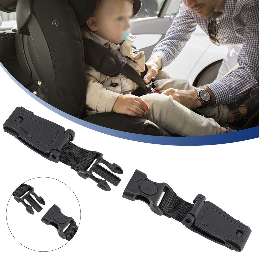 Safety Strap Buckle 16.5cm/6.3inch ABS + Webbing Car Accessories