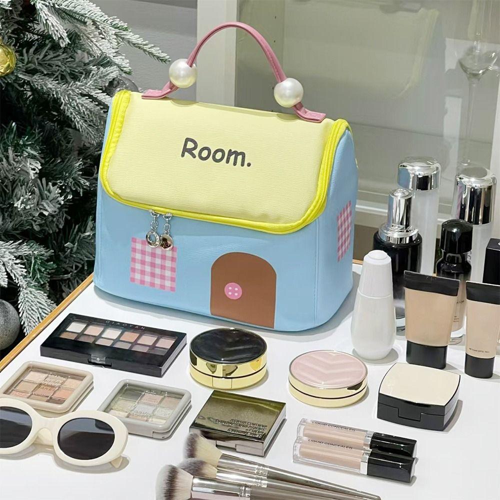 Large Capacity Makeup Bag Multicolor Storage Bag Cute Wash Bag  Lipstick