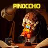 Non-Toxic Pinocchio Building Blocks Classic Fairy Tale Long Nose Doll Puppet Model Bricks Desktop Deco Kids Educational Diy Toys Gifts