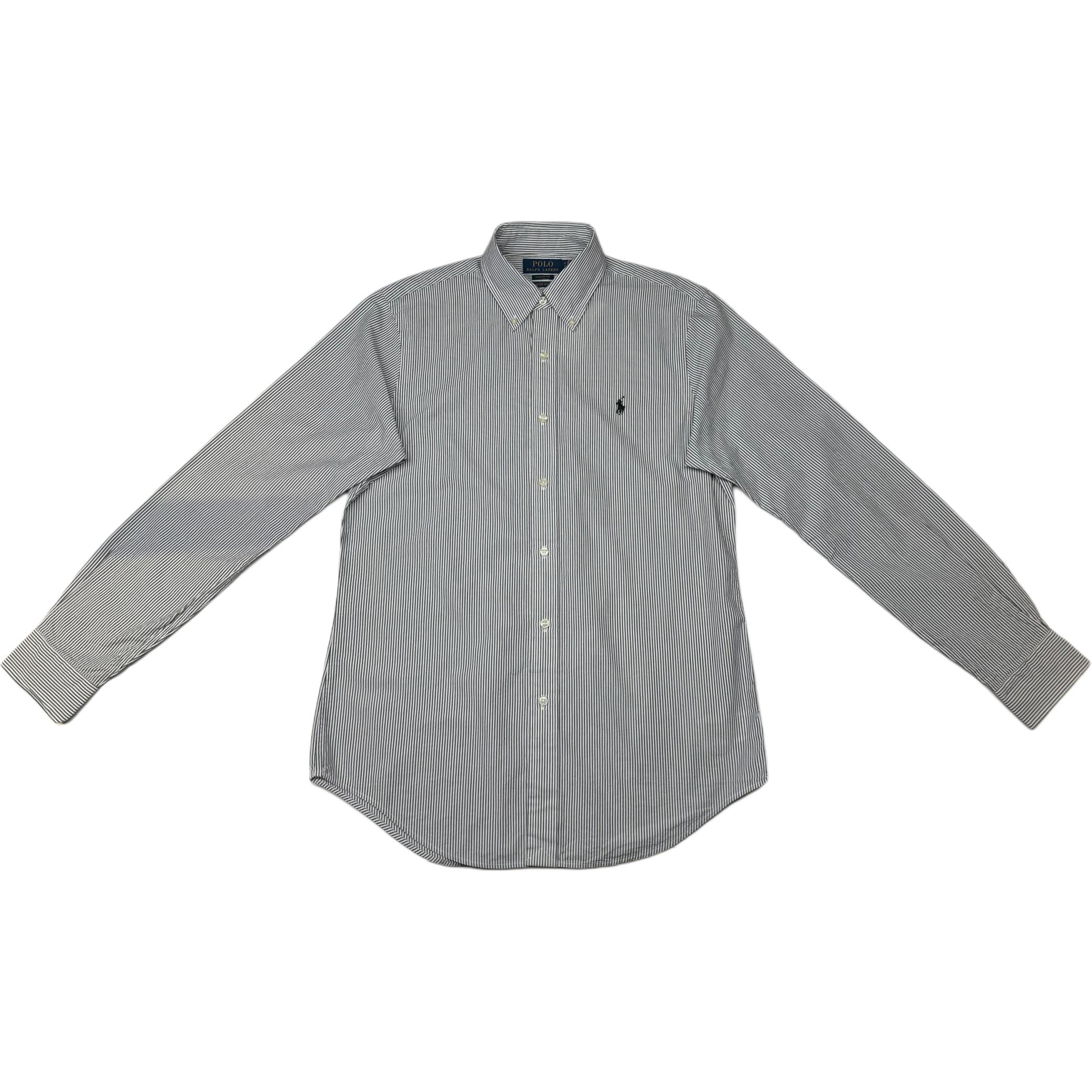 

Polo Ralph Lauren Striped Pony Embroidered Polo Collar Long Sleeve Shirt Men shirts MNPOWOV16820834-001 XXL