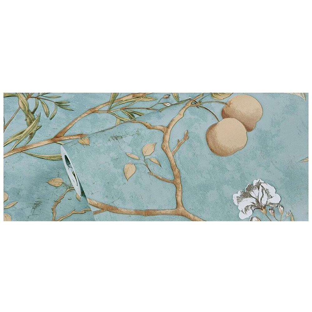 Non Woven Self-adhesive American Wallpaper for Bedroom Cozy Living Room Sofa Background Wall Decoration