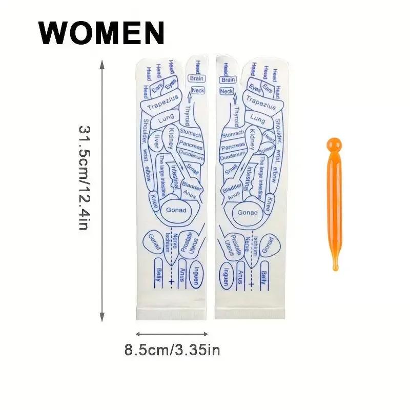 Massage Relieve Tired Feet Socks Acupressure Foot Massager Reflexology Socks Foot Point Tool Physiotherapy Sock Foot Care Tools