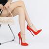 Neu 16cm Extreme High Heels Modedesign Stilettos Fetisch Glänzend Perle Knöchelriemen Pumps Cross Dresse Mann