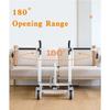 Patient Chair Hydraulic Transferred Lift Wheelchair w/180°Split Seat And Table