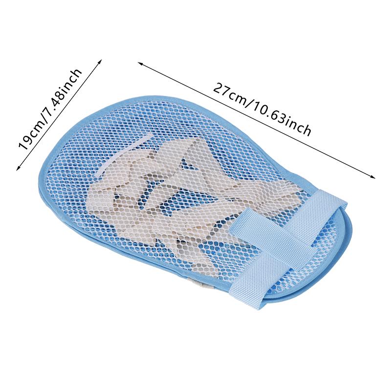 Fesselhandschuhe Fingerkontrollhandschuhe Handinfektionsschutz Fingerhandfeste Handschuhe für ältere Patienten