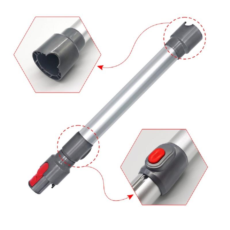 Telescopic Rod Extension Tube For Dyson V7 V8 V10 V11 V15 Sweeping Robot Vacuum Cleaner Household Replacement Accessories Part