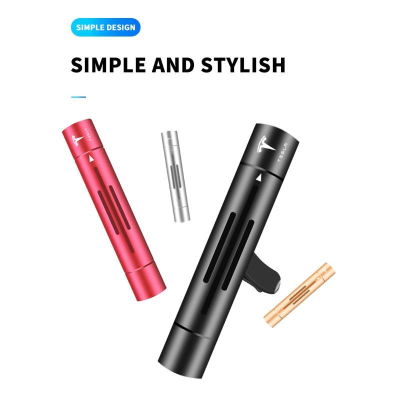 Auto Interior Car Air Freshener Outlet Air Vent Perfume Diffuser For Tesla Model 3 Model S Model X Y Roadster Performance