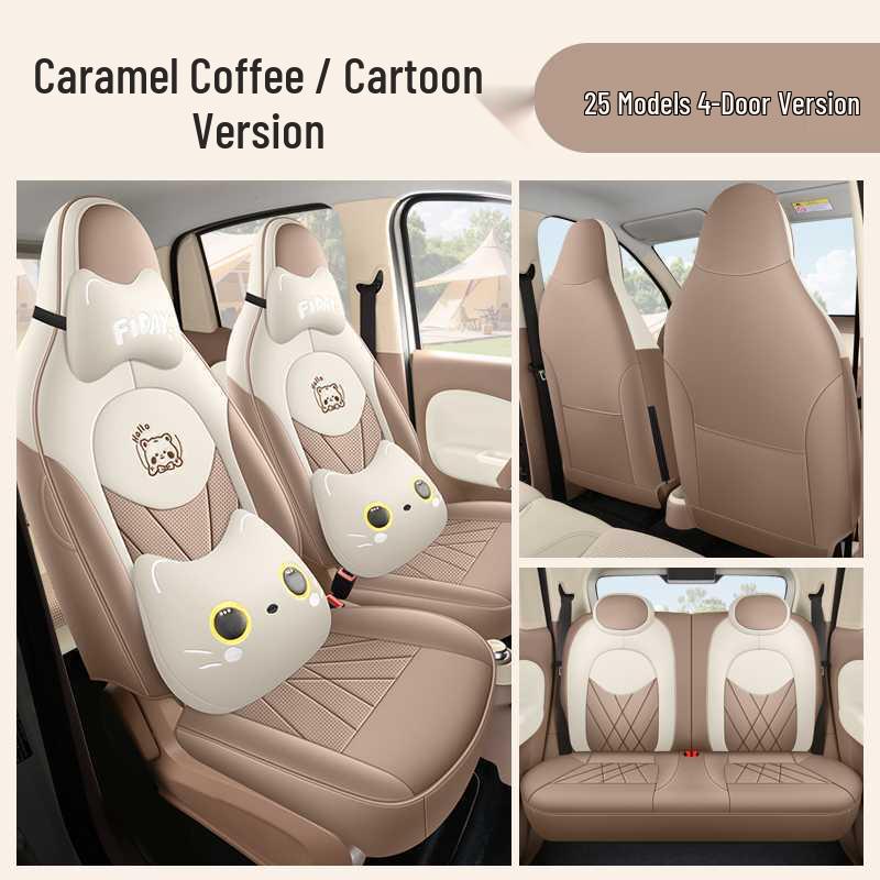Seat Covers for Wuling Hongguang Mini 4th Gen: Four-Door MiniEV Macaron Edition Car Decoration