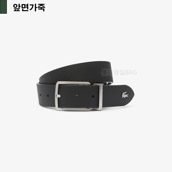 Lacoste Reversible Leather Belt 000black Js 110 cm