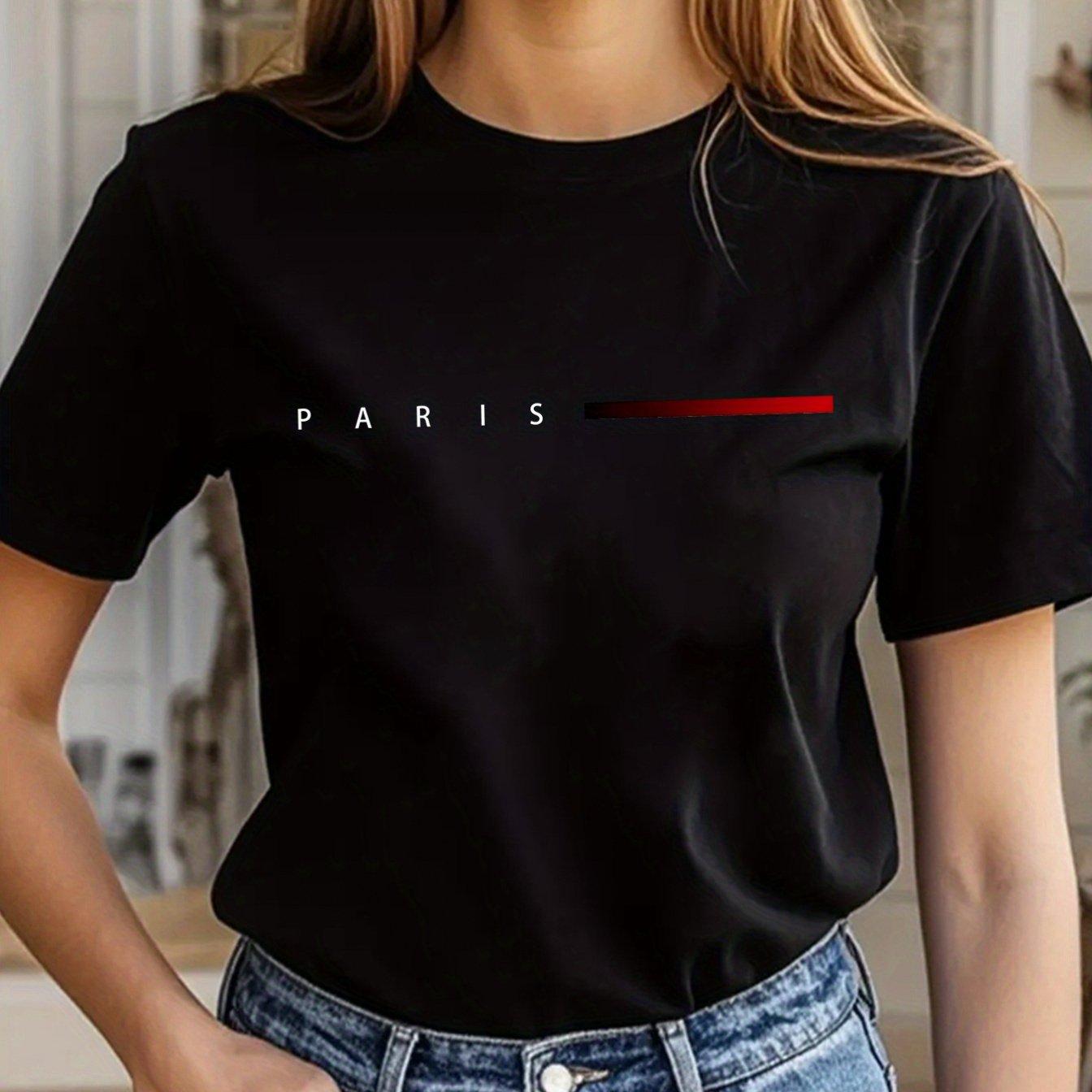 

Женская футболка - Мягкая повседневная футболка с круглым вырезом и короткими рукавами 6XL