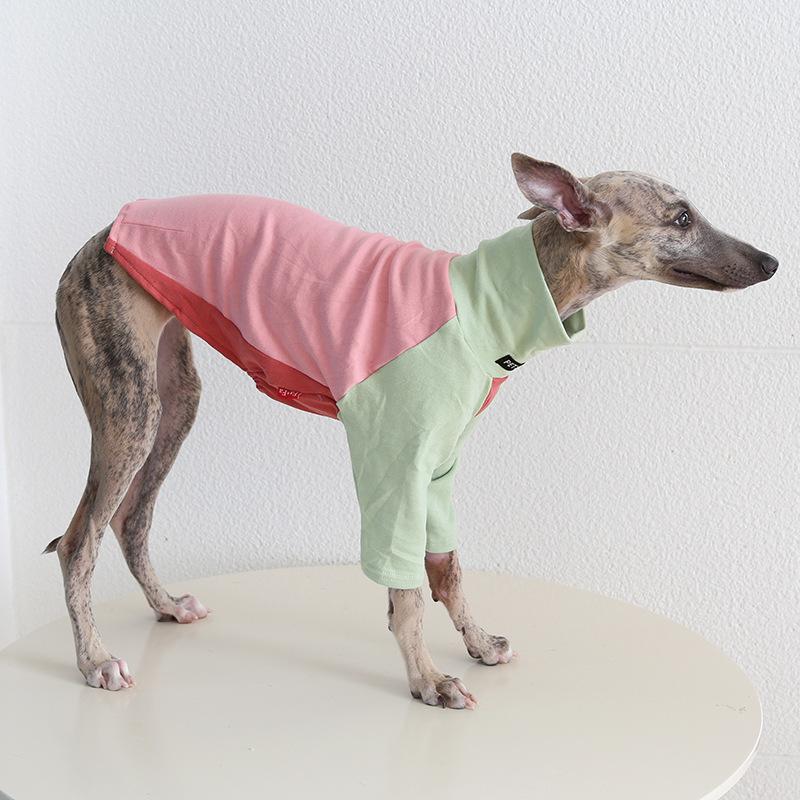 Spring Autumn Dog Clothes Whibbit Greyhound 2 Legged Long Sleeve Pet Sweaters XS-2XL Puppy Jumpsuits Shirts Tee