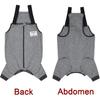 Dog Recovery Suit for Hid Leg, Soft Stretchy Pants for Hip Thigh Wound Protective Sleeves to Prevent Licking (Grey, XL(Reference Weight 13-22 lbs))