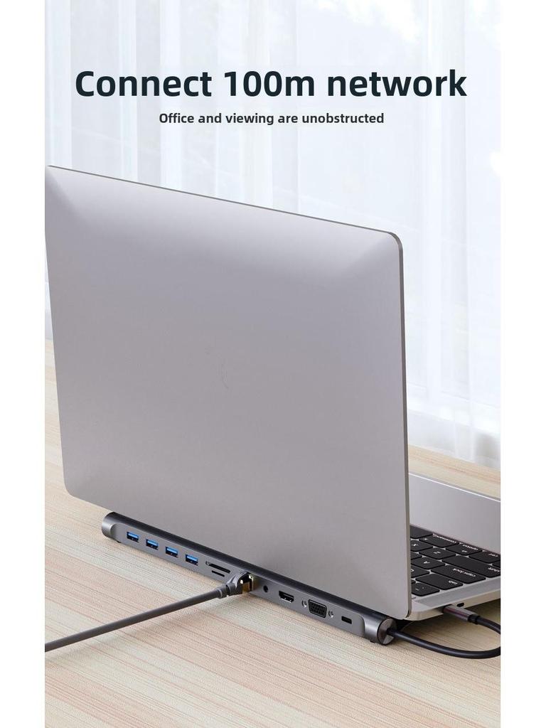 11-in-1-USB-C-Erweiterungsdock für MacBook-, Apple- und Huawei-Laptops