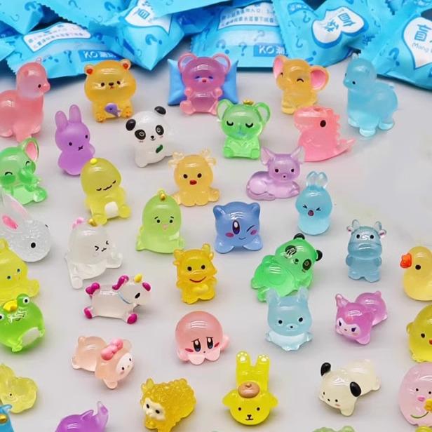 Glowing Animal Blind Bag: Mini Rabbit & Cat Toy Gift