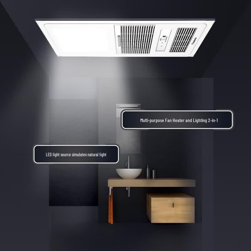 Panasonic Smart Integrated Ceiling Bathroom Heater & Fan with LED Light