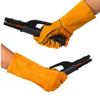 Cowhide Soldering Gloves Flame-retardant Welding Gloves New Labor Gloves
