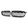 Griglia a Reni Anteriore Diamond Double Slat Racing Sport per BMW Serie 3 F30 F31 F35 2011-19 Accessori Auto