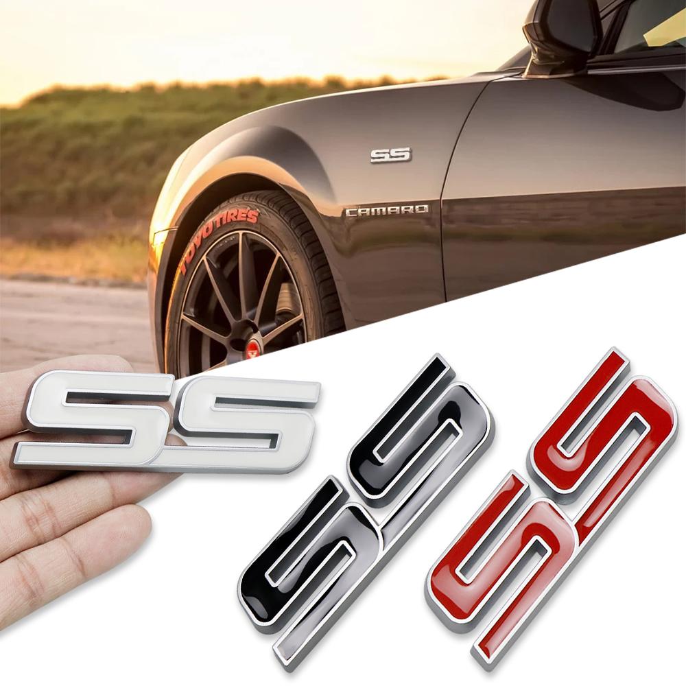 3D Metal Car Side Body Fender Sticker Wing Shape Decor Decal For Chevrolet SS Camaro Aveo Niva Captiva Cruze Malibu Captiva Trax