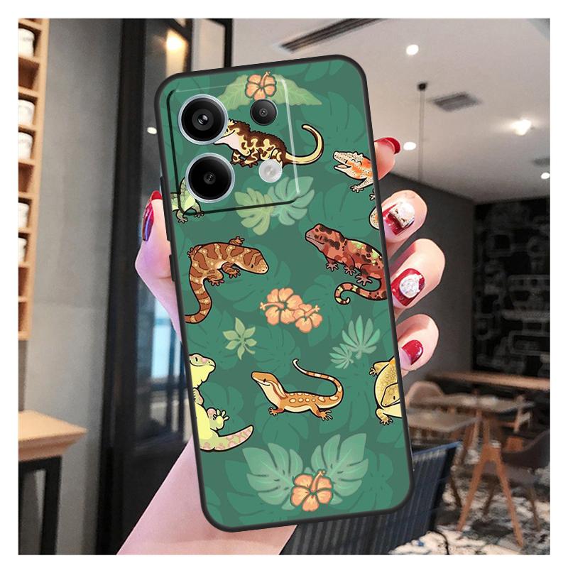 Lizards Geckos Case For Xiaomi Redmi Note 11 9 10 12 13 Pro Plus 12S 11S 10S 9S Redmi 12 10C 12C 13C Cover