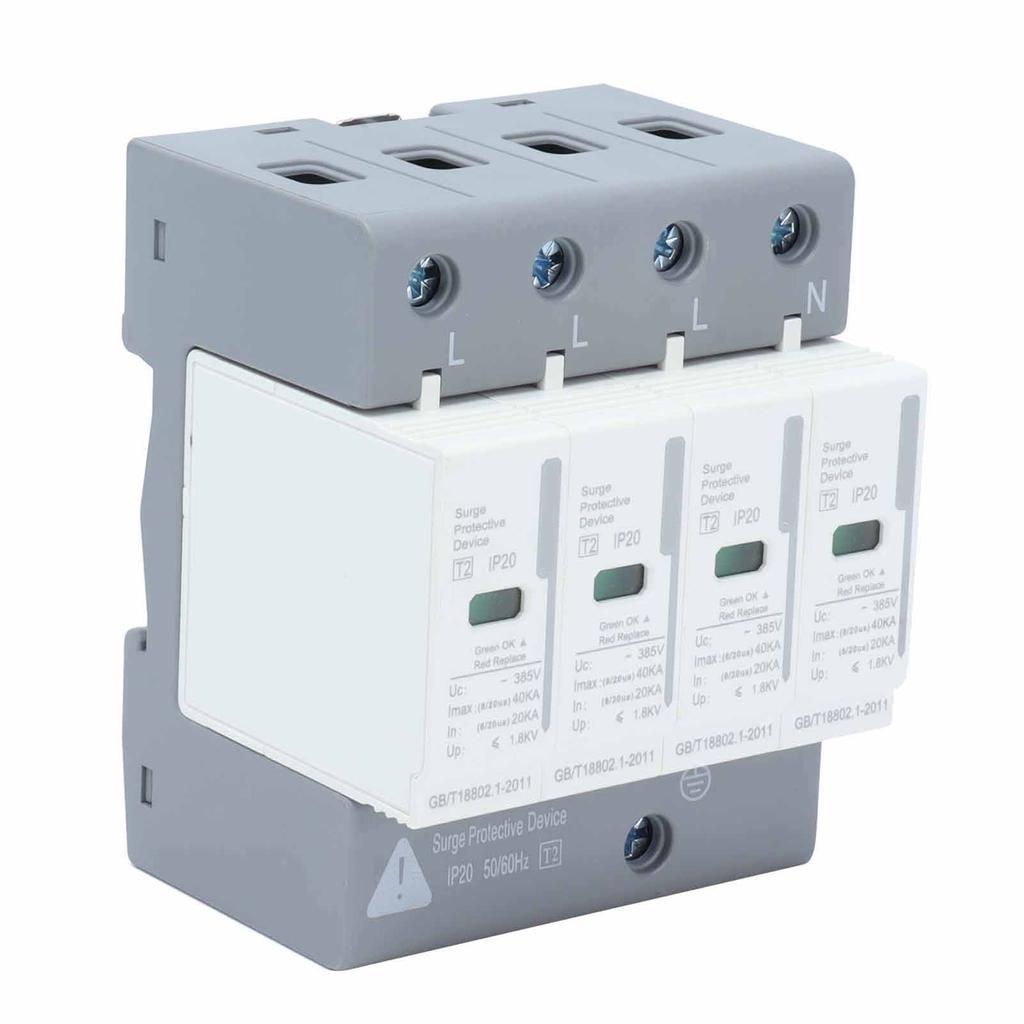BERM Surge Protective Devices House Arrester Protector 4P 40KA SPD 2 Level BEMLY40 220V380V