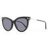 Tom Ford Women S Magnetic Clip On eyeglaSSeS Tf5994 B 56mm Black Gold