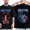 2025 Summer Solo Leveling Tshirt Sung Jinwoo New Cartoon Black Unisexs Cotton Tshirt Loose Shortsleeved Tshirt Top
