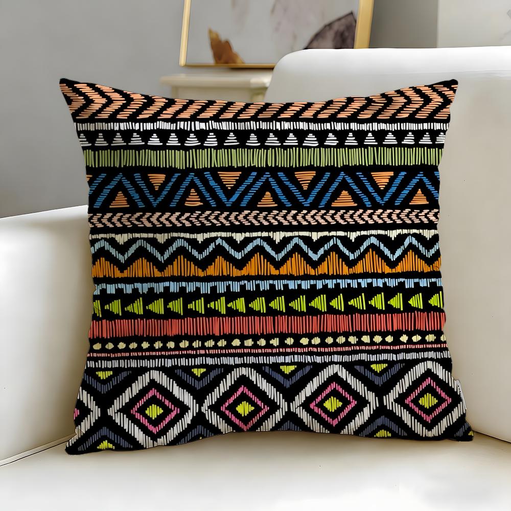 Floral pattern Cushion Cover Soft EasyWash Pillow Case Versatile for Couch Bed Travel and Office