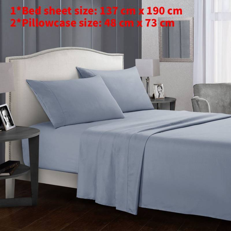 Modern Minimalist Polyester Bed Sheets And Pillowcases With Soft Breathable Comfort For All Seasons