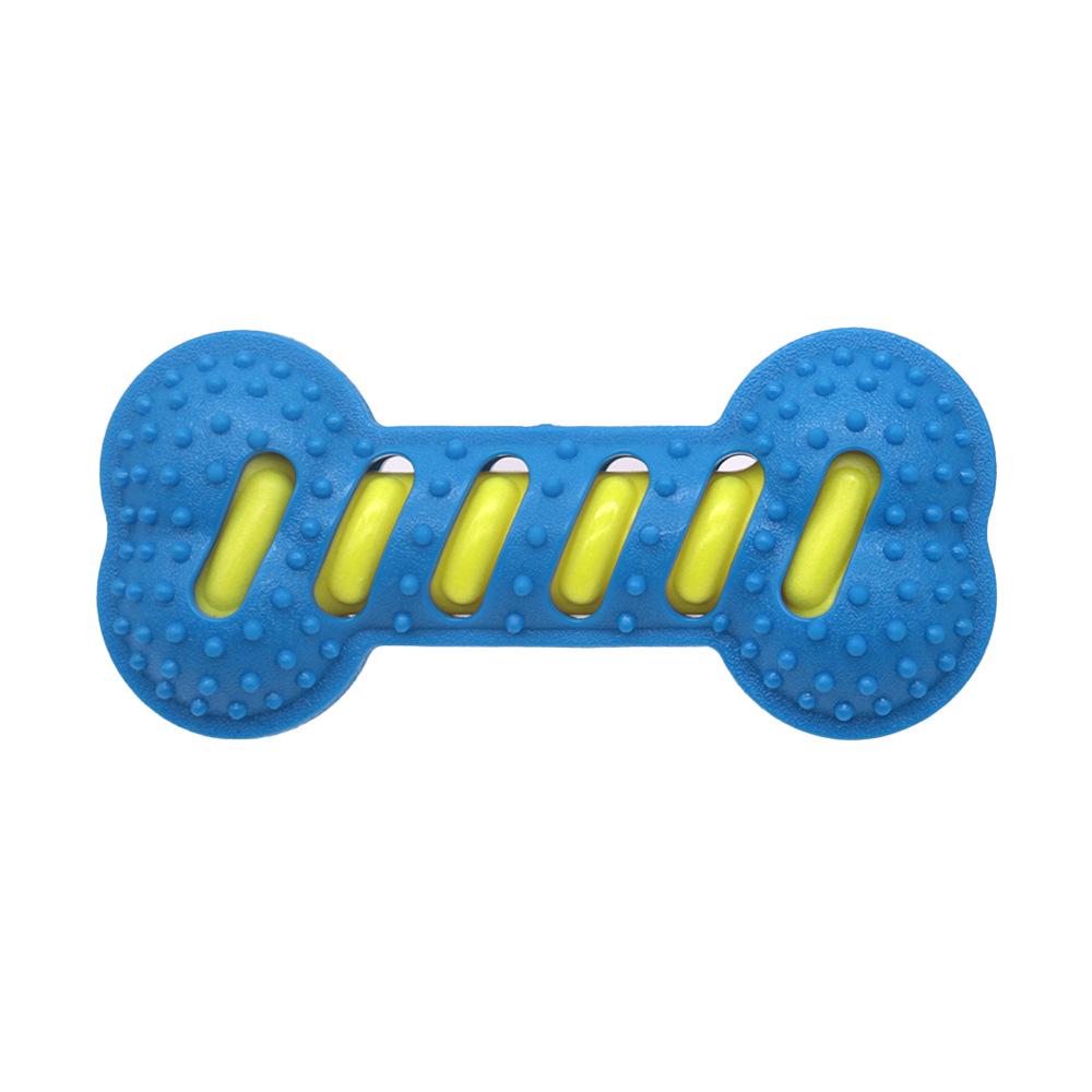 

Best-Selling Teething & Sound Dog Toys: Bite-Resistant Interactive Training Stick for Pets синий