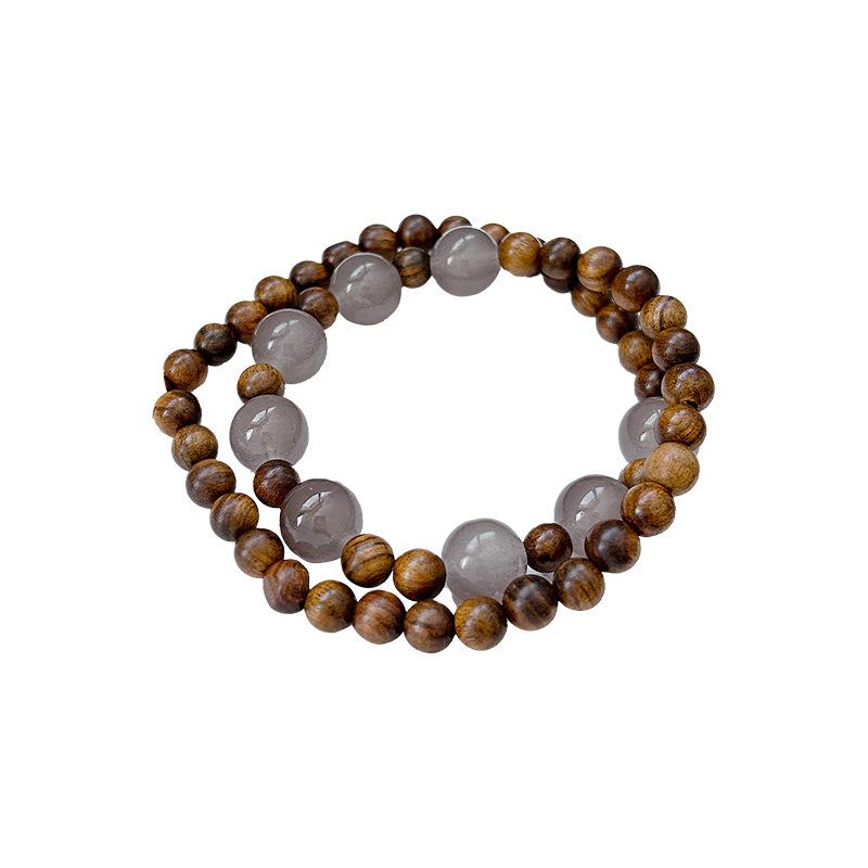 New Chinese Style Beaded Bracelet, Women's Ethnic Style Temperament Bracelet, Double-layer Stacked Jewelry.