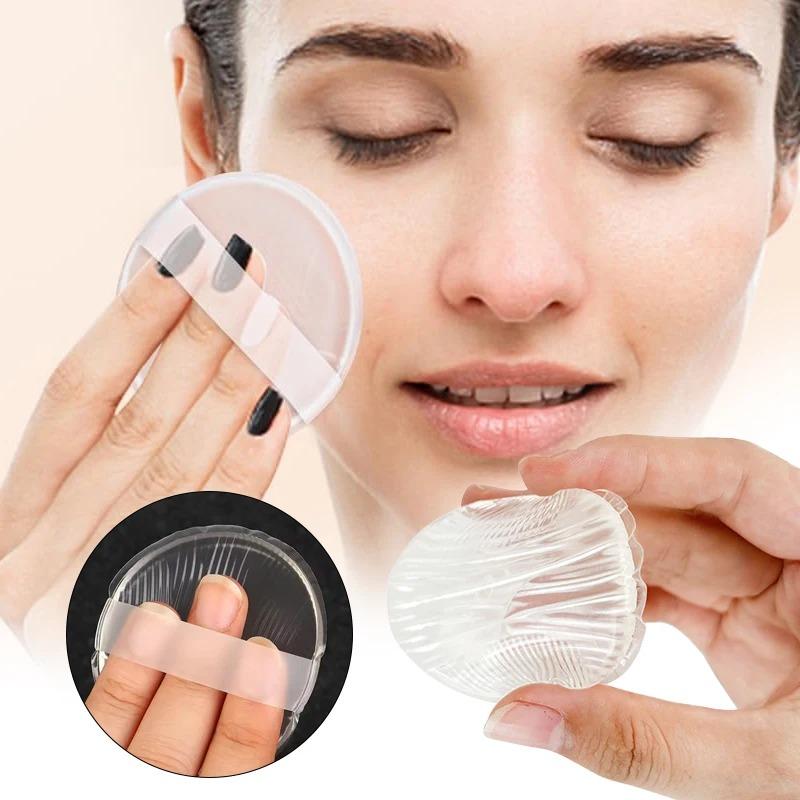 1 pieza Esponja de Maquillaje de Silicona Suave para Polvo, para Cosméticos, Rostro, Base, Crema BB, Sin Absorción de Polvo, Esponja Cosmética para Polvo, Herramientas de Maquillaje