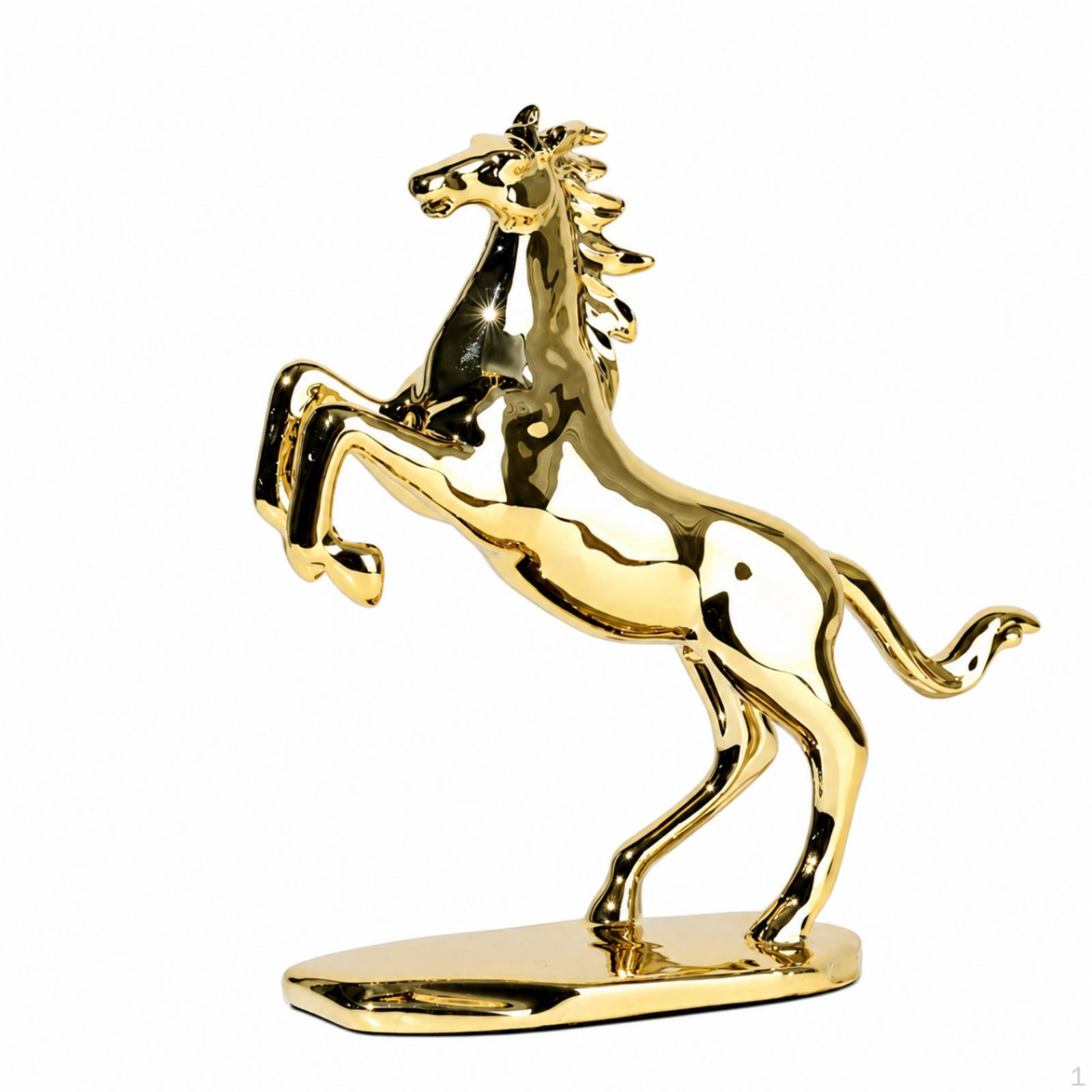 Tabletop Horse Figurine with Base |