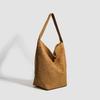 Frosted Sued Tote Bag for Women In Autumn and Winter Casual Commuting One-shoulder Armpit Bucket Bag