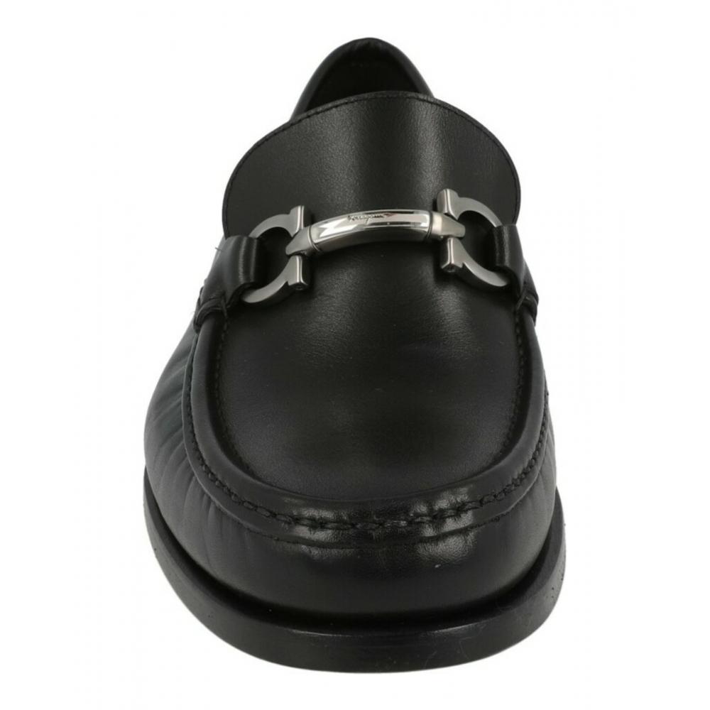 Salvatore Ferragamo Leather Loafers Black Rolo 15