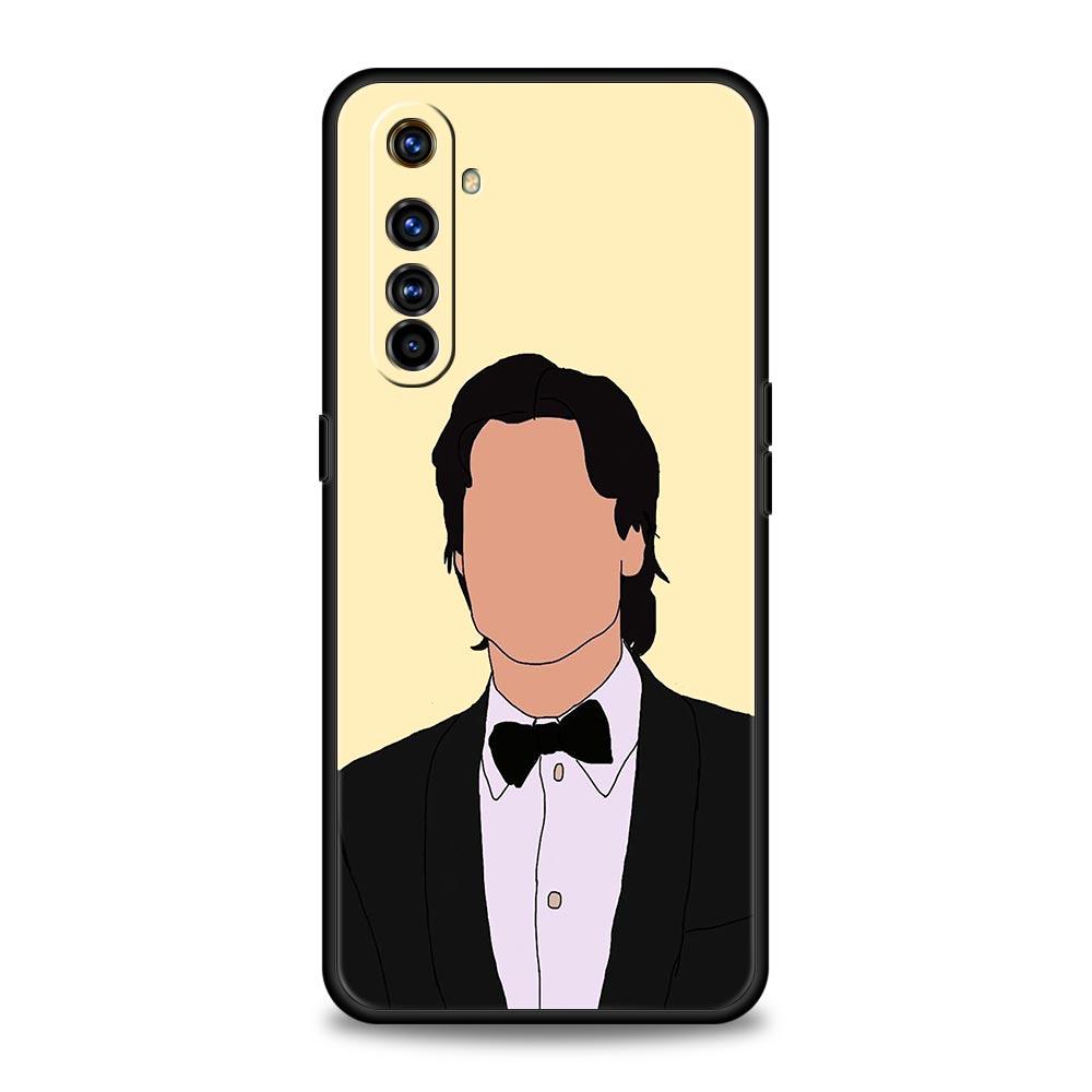 The Vampire Diaries Damon Phone Case For Realme 12 11 10 6 7 9 Pro Plus 8 5G C35 8i 9i GT2 GT3 GT5 GT Neo 2 3 5 Black Cover