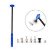 Car Dent Repair Tool with Carbon Fiber Handle Car Accessory Auto Body Repair Kit Titanium Alloy Tapper Hammer Portable M8 Screw