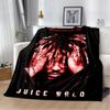 Juice WRLD Legende Rapper Album Cover Beidseitiger Druck Kuscheldecke Weich Gemütlich für Zuhause Schlafzimmer Bett Sofa Reise Picknick Geschenk