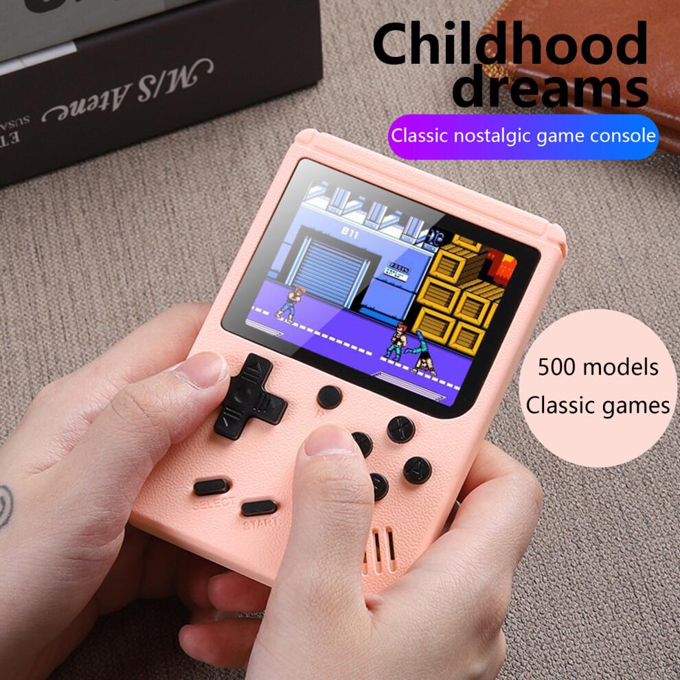 (Gray) Handheld Game Players Portable Retro Video Console